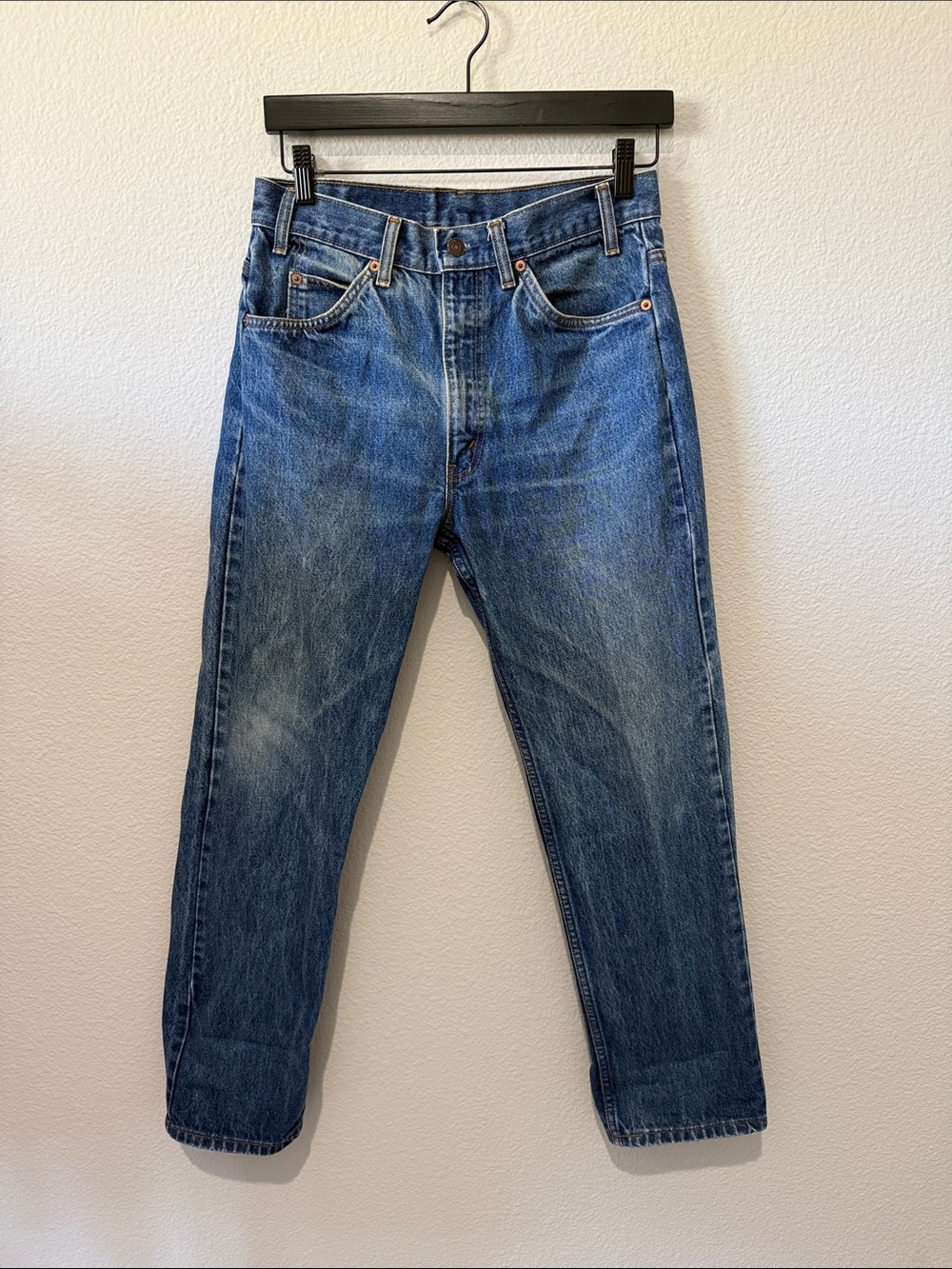 Levi's Vintage 505 Orange Tab  Jeans 32x29